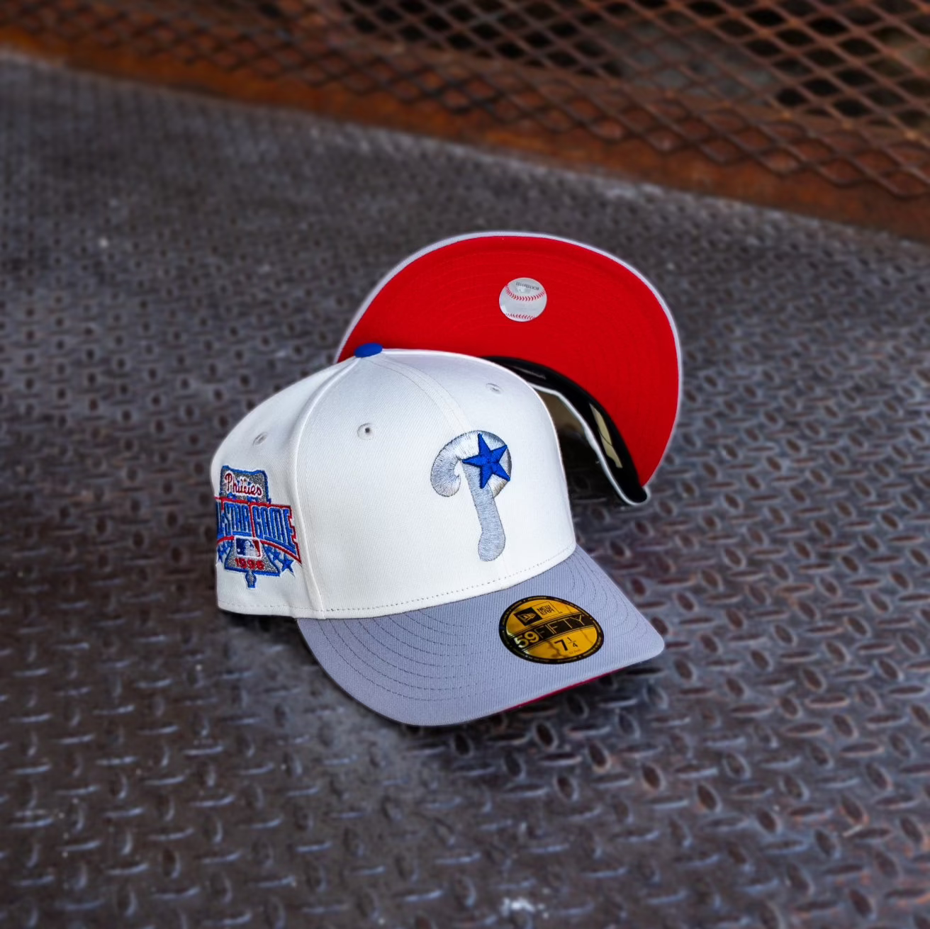 New Era Philadelphia Philles 1996 All-Star Game Red UV (Off White/Grey) 59Fifty Fitted