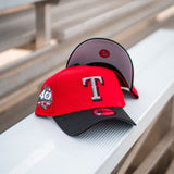 New Era Texas Rangers 40th Anniversary 9FORTY A-Frame Snapback (Red/Black) - New Era