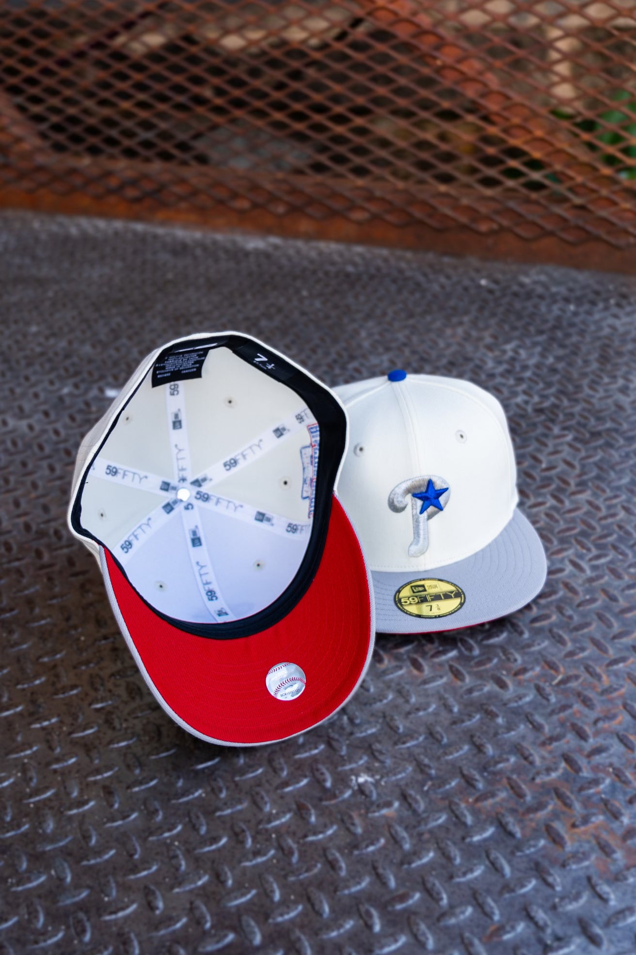 New Era Philadelphia Philles 1996 All-Star Game Red UV (Off White/Grey) 59Fifty Fitted