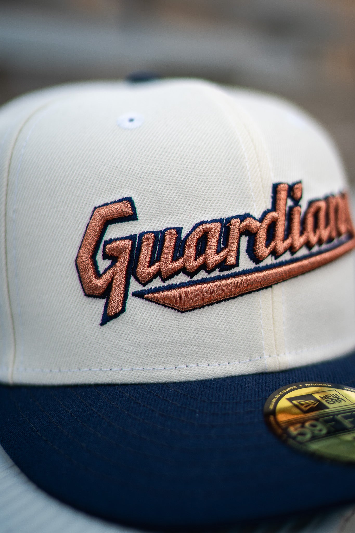 New Era Cleveland Guardians Sky UV (Off White/Navy) - New Era