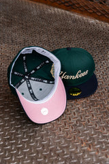 New Era New York Yankees 1999 World Series Pink UV (Dark Green/Navy) 59Fifty Fitted