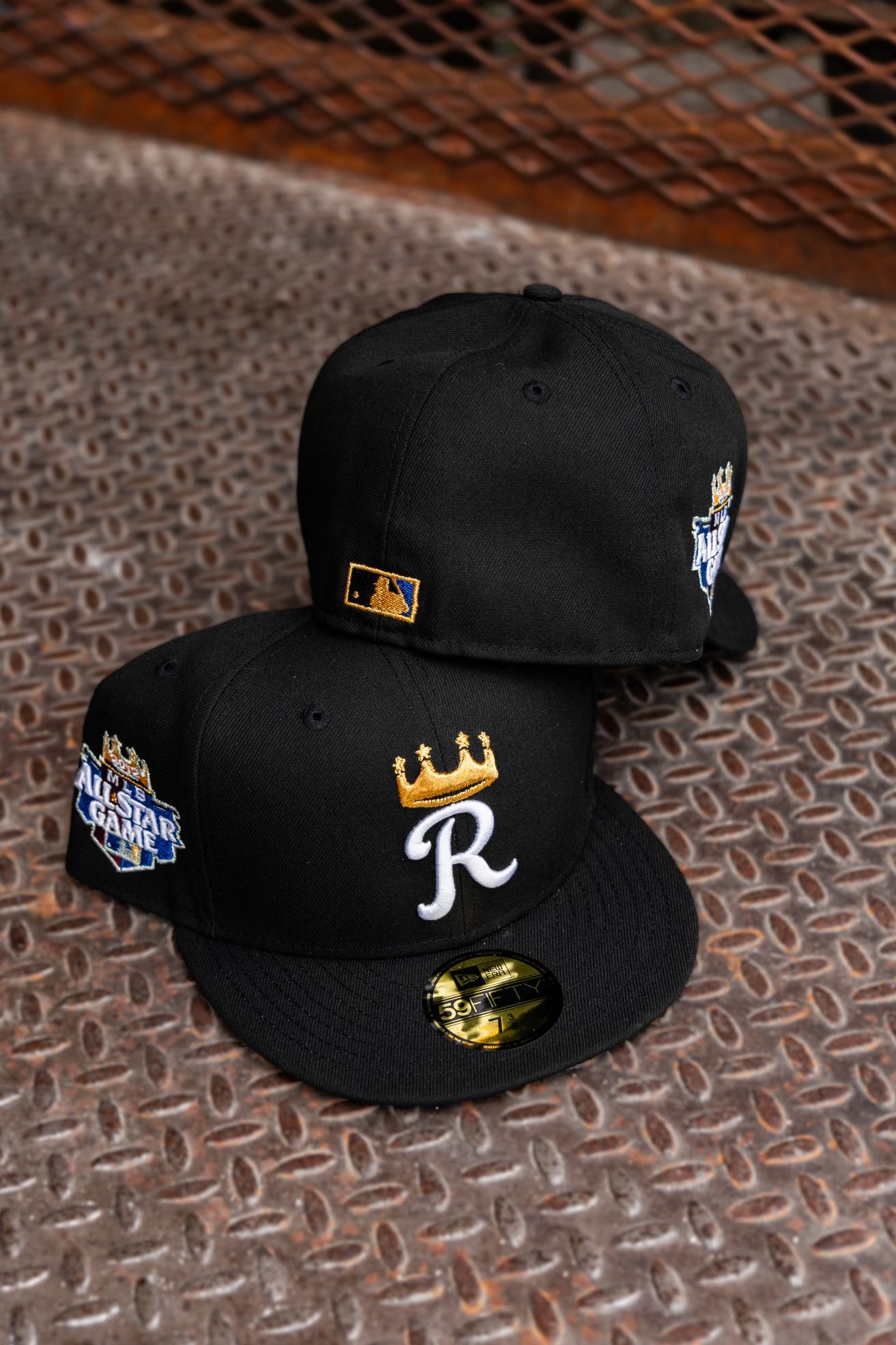 New Era Kansas City Royals 2012 All-Star Game Grey UV (Black) 59Fifty Fitted