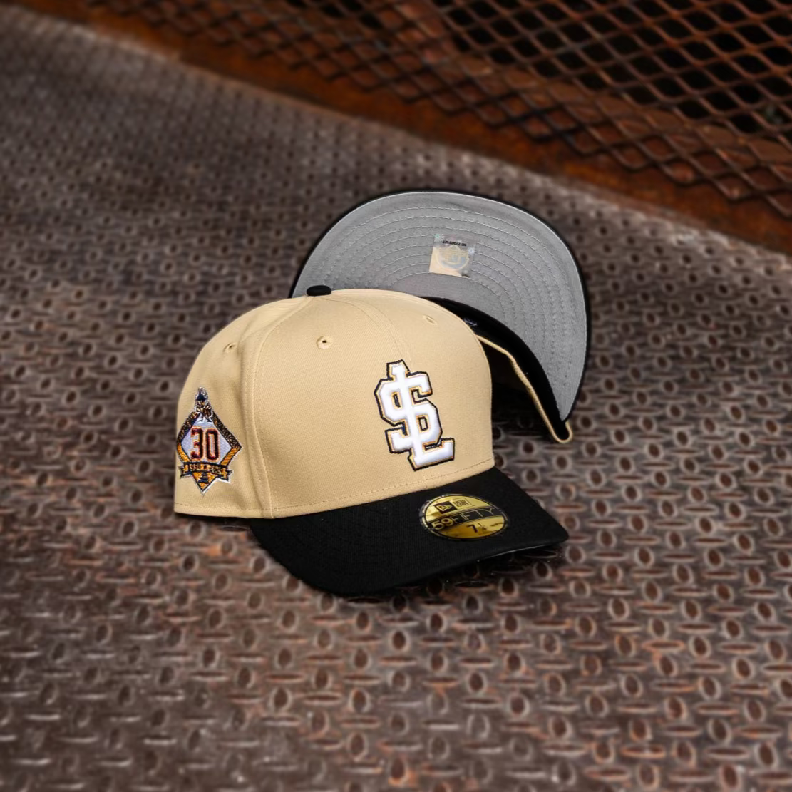 New Era Salt Lake City Bee 30th Anniversary Grey UV (Vegas Gold/Black) 59Fifty Fitted