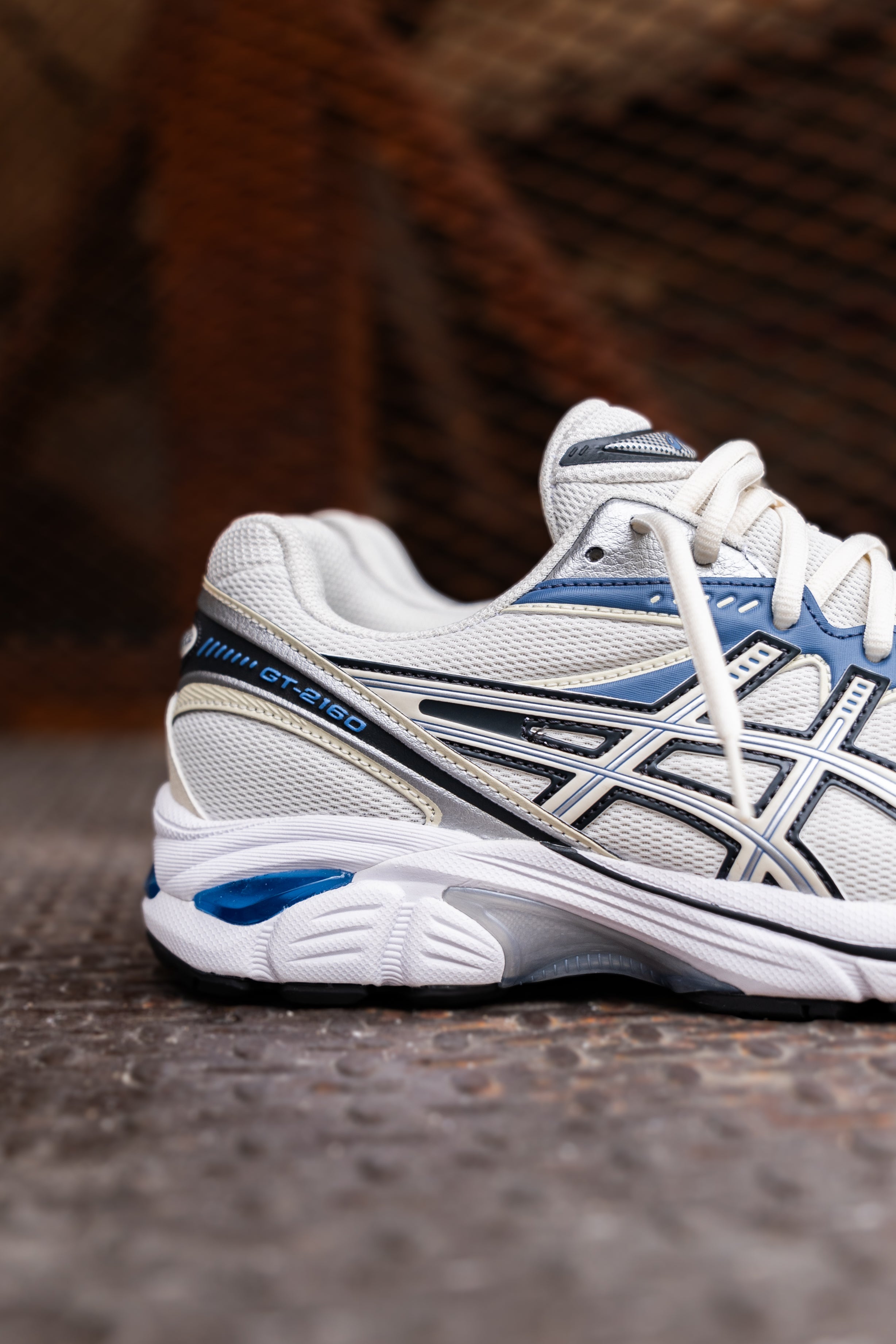 Mens Asics GT-2160 (Cream/Denim Blue)