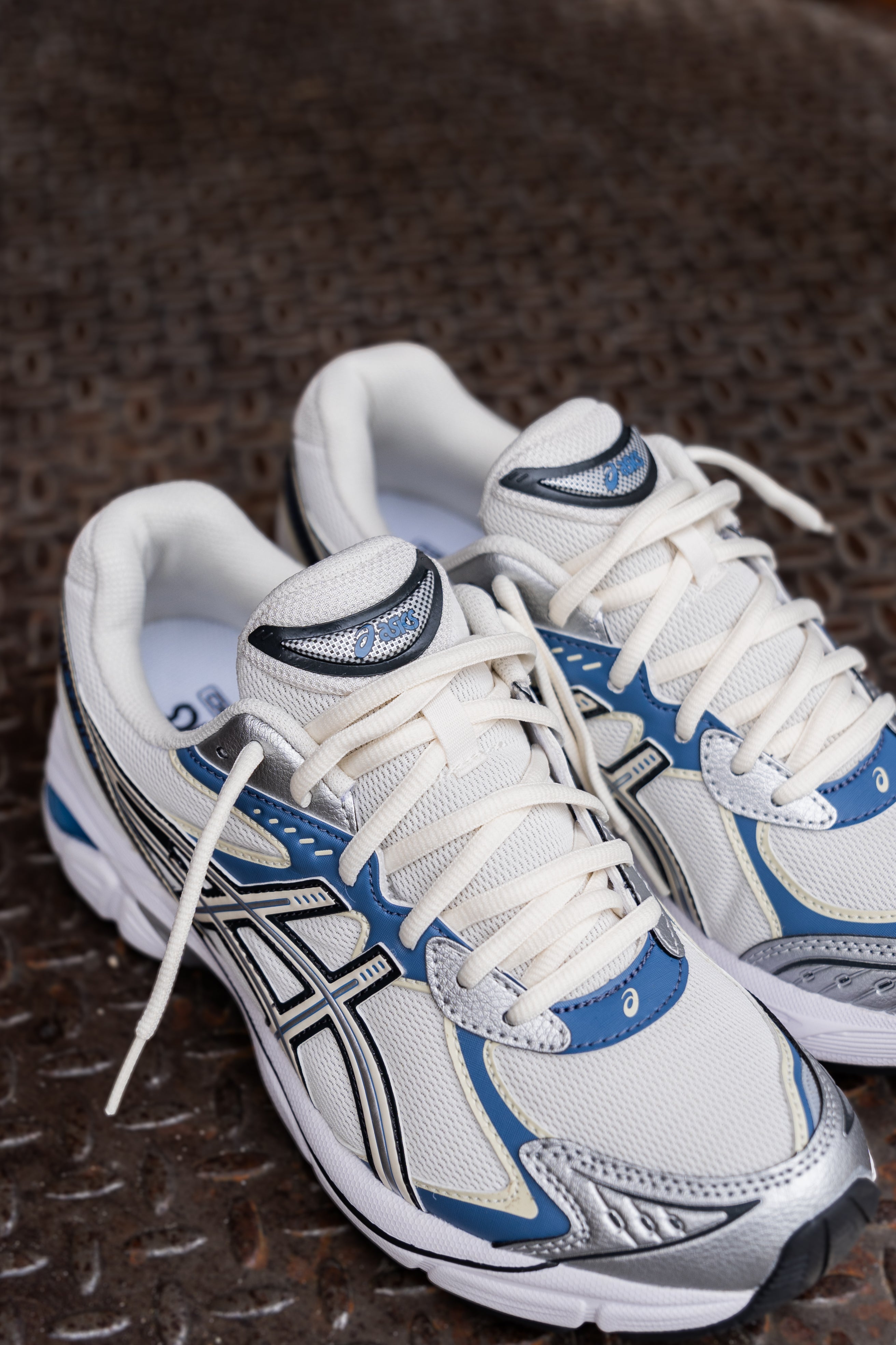 Mens Asics GT-2160 (Cream/Denim Blue)