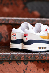 Mens Nike Air Max 1 (Obsidian/Metallic Gold-White)