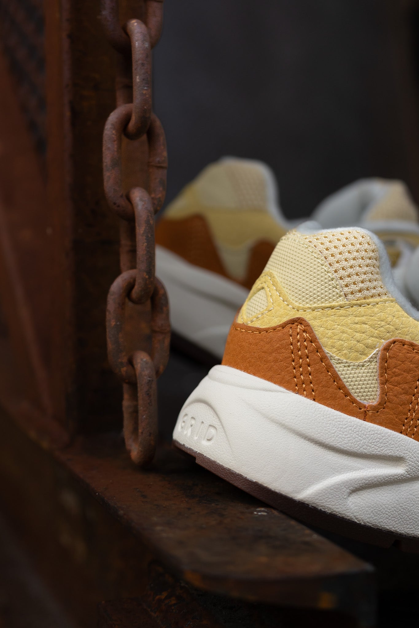 Mens Saucony Grid Shadow 2 (Mustard/Tan) - Saucony