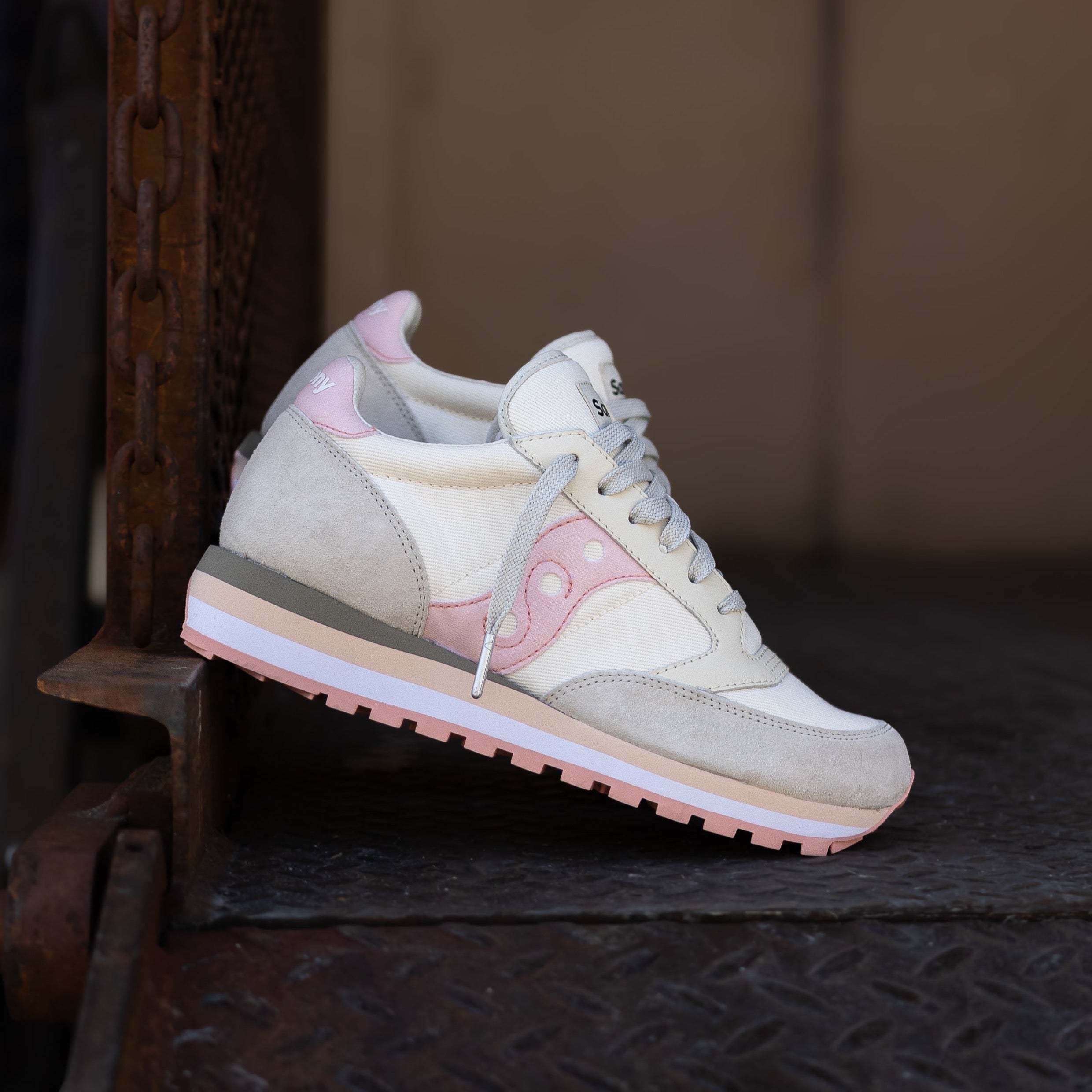 Women Saucony Jazz Triple (Beige/Salmon) S60778-2 - Saucony