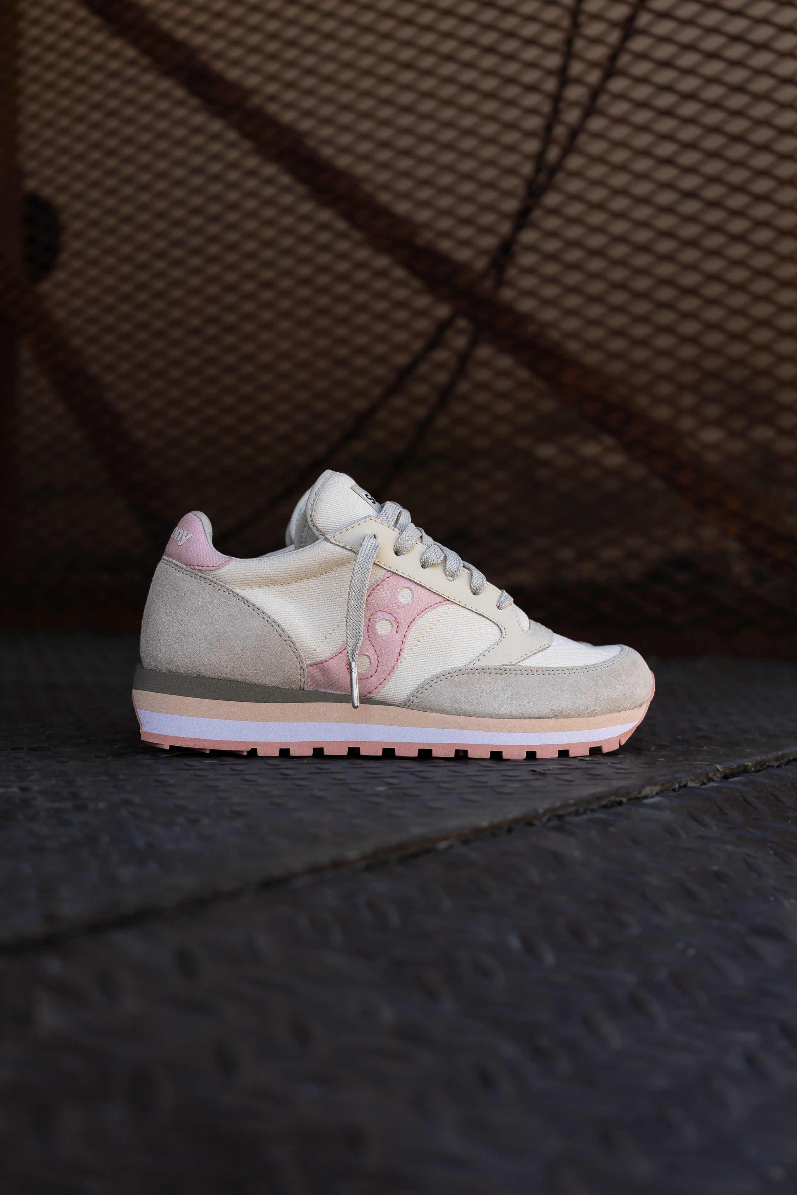 Women Saucony Jazz Triple (Beige/Salmon) S60778-2 - Saucony