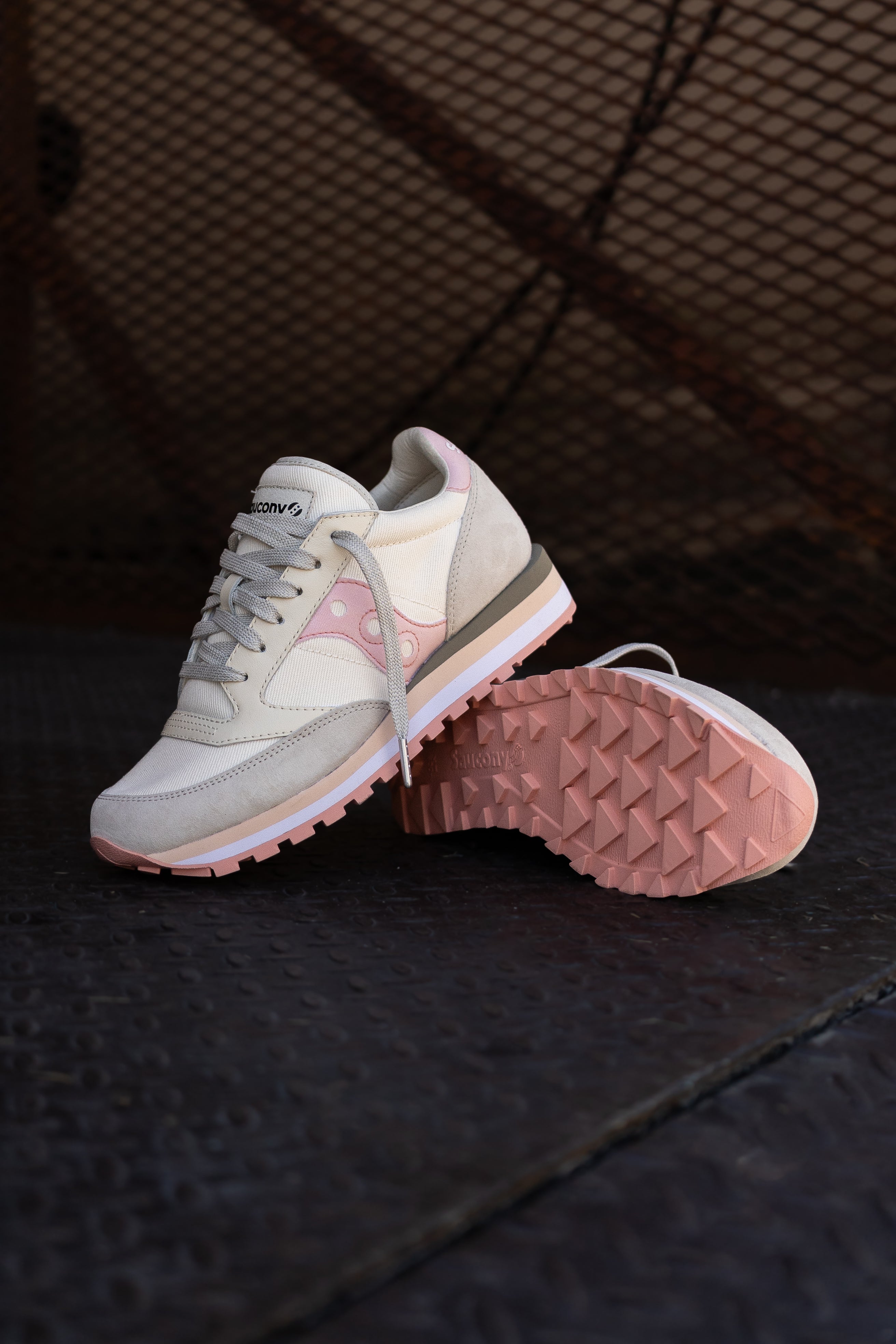 Women Saucony Jazz Triple (Beige/Salmon) S60778-2 - Saucony