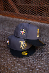 New Era Las Vegas Golden Knights Grey UV (Graphite/Black) 59Fifty Fitted