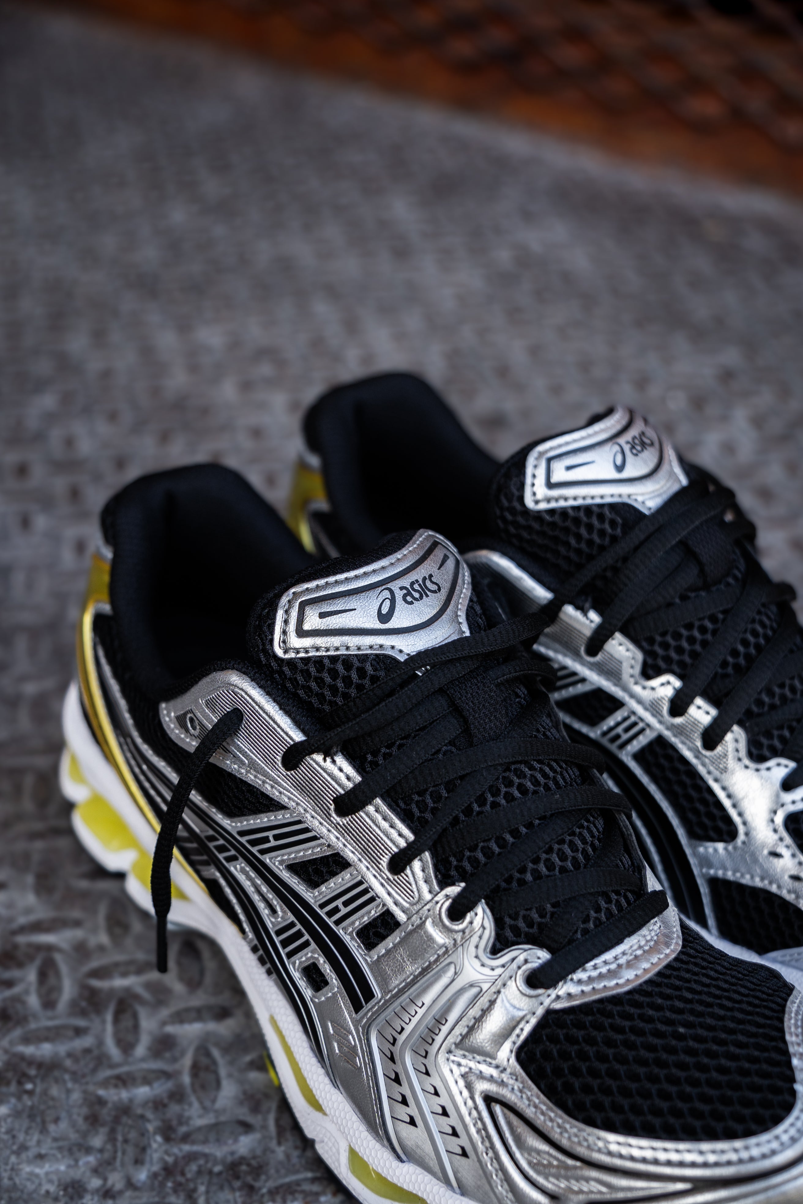 Mens Asics Gel Kayano 14 (Black/Lemon Spark)