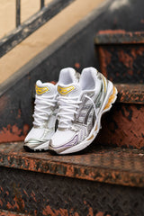 Mens Asics Gel-Kayano 14 (White/Tai-Chi Yellow)