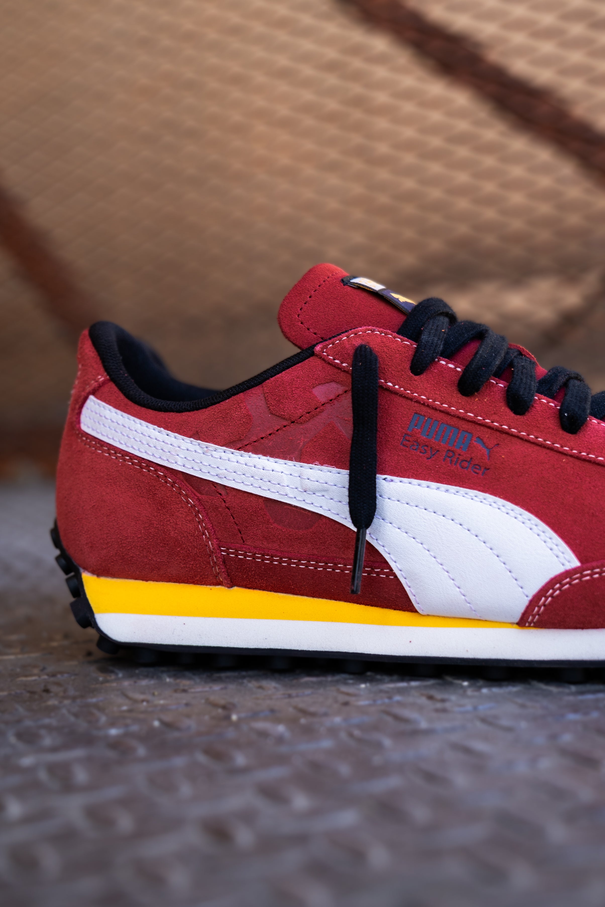 Mens Puma Easy Rider Road To Unity (Dark Crimson/Puma White)