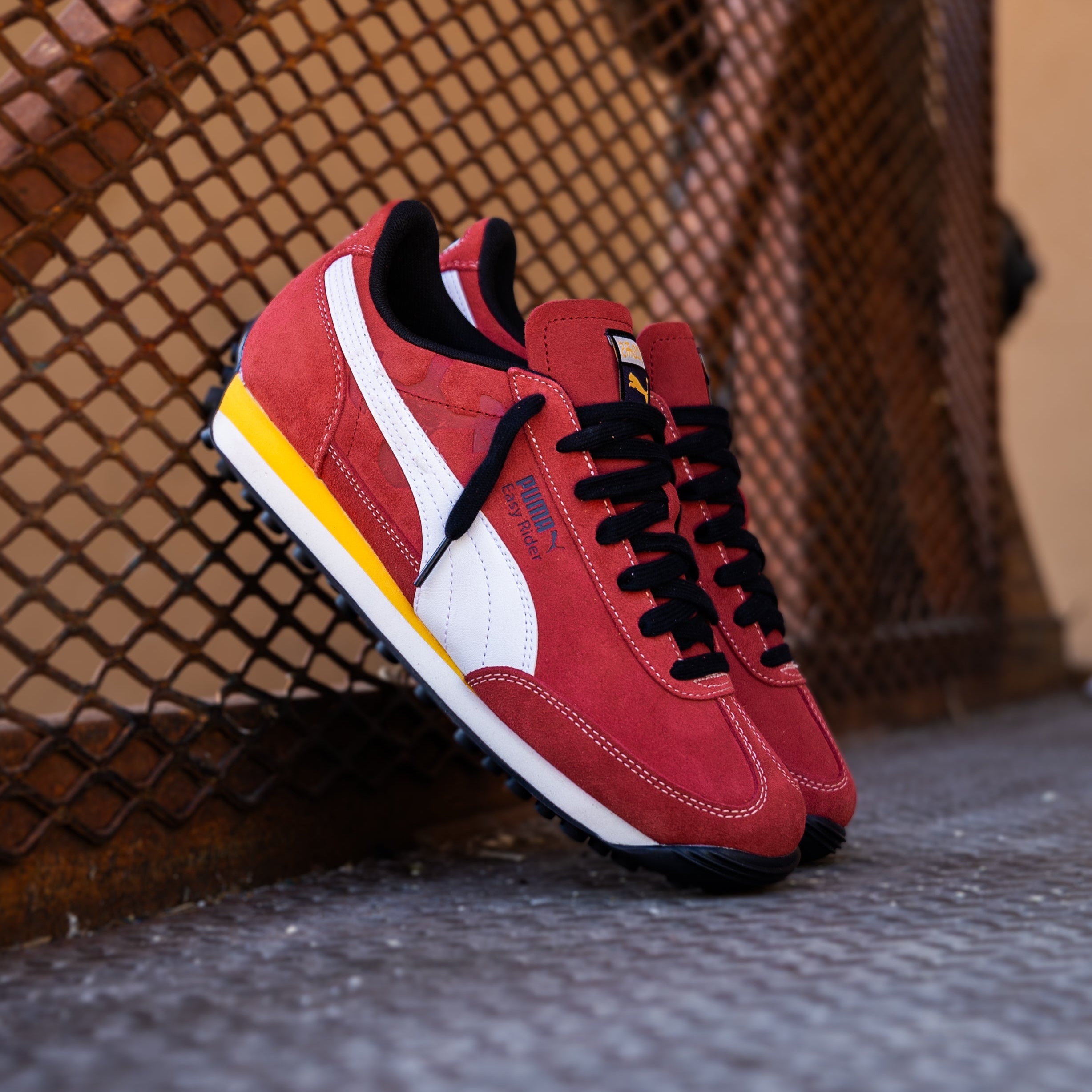 Mens Puma Easy Rider Road To Unity (Dark Crimson/Puma White)