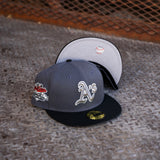 New Era Oakland Athletics 1989 WS Grey UV (Dk Graphite/Black) 59Fifty Fitted