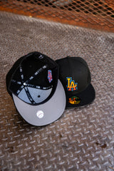 New Era Los Angeles Dodgers 40th Anniversary Grey UV (Black) 59Fifty Fitted