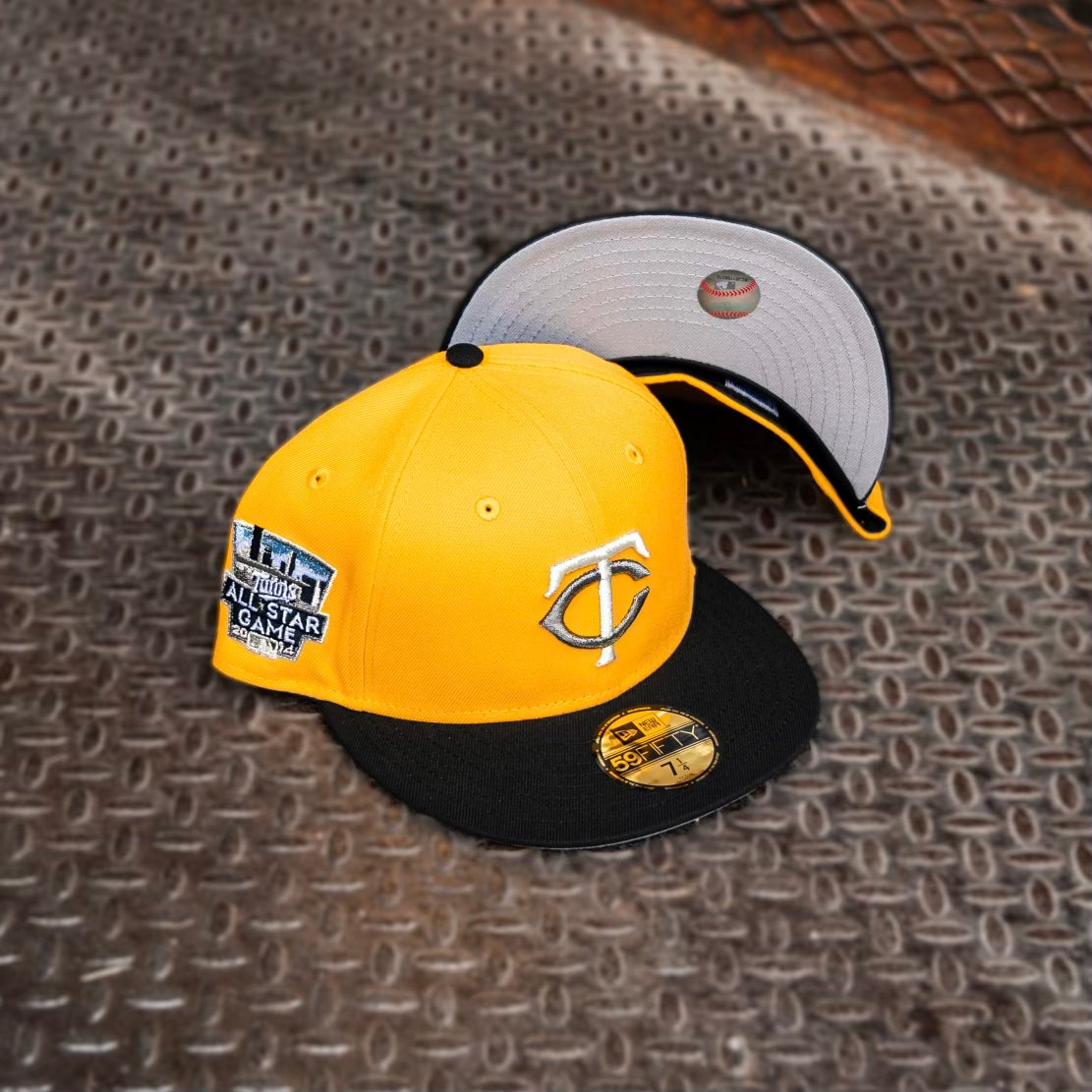 New Era Minnesota Twins 2014 All-Star Game Grey UV (Gold/Black) 59Fifty Fitted