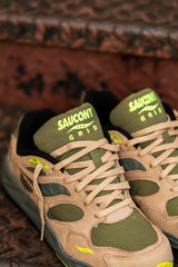 Mens Saucony Grid Shadow 2 Premium (Avocado/Volt)