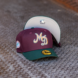 New Era Miami Dolphins Grey UV (Maroon/Dark Green) 59Fifty Fitted