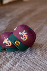 New Era Miami Dolphins Grey UV (Maroon/Dark Green) 59Fifty Fitted