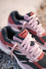 Mens Saucony ProGrid Omni 9 Premium (Pink/Green) - SNEAKER TOWN