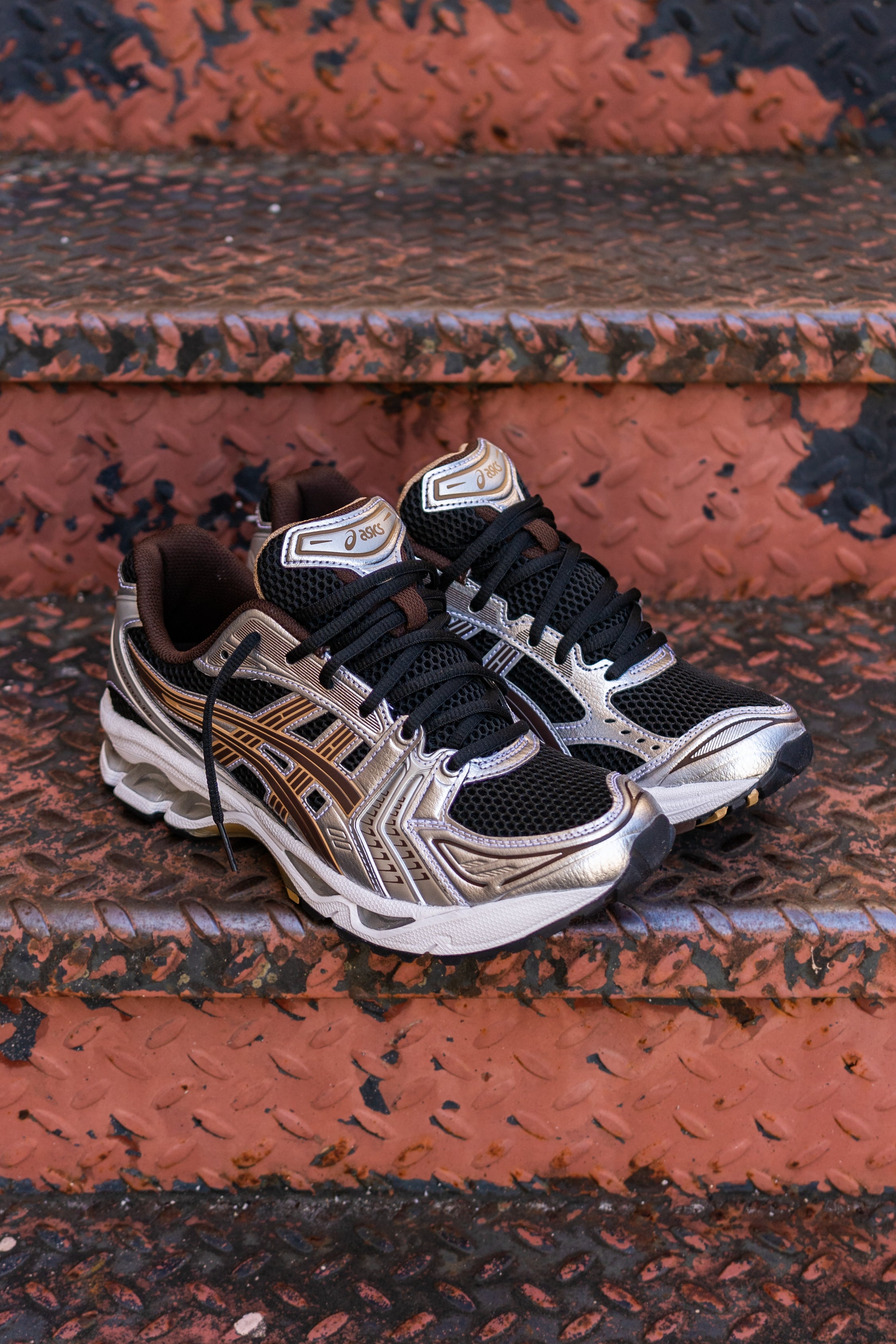 Mens Asics Gel-Kayano 14 (Black/Coffee)