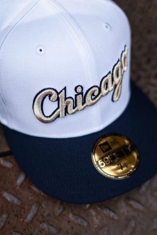 New Era Chicago Sox 95th Anniversary Grey UV (White/Navy Blue) - New Era
