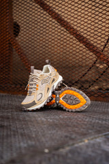 Mens Saucony Grid Aura X (Whey/Orange)