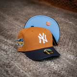 New Era New York Yankees 2000 World Series Sky UV (Peanut/Navy) 59Fifty Fitted