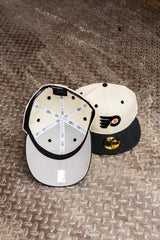 New Era Philadelphia Flyers 50th Anniversary Grey UV 59Fifty Fitted (Off White/Heather Black)