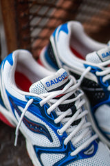 Mens Saucony ProGrid Triumph 4 (Grey/Royal/Rust) - Saucony