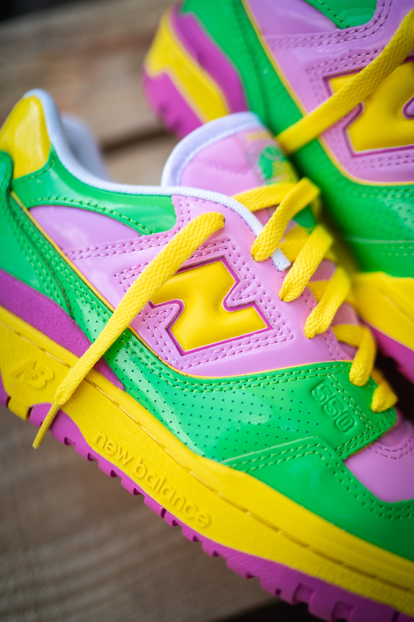 Mens New Balance 550 (Neon Multi) - BB550YKA - SNEAKER TOWN