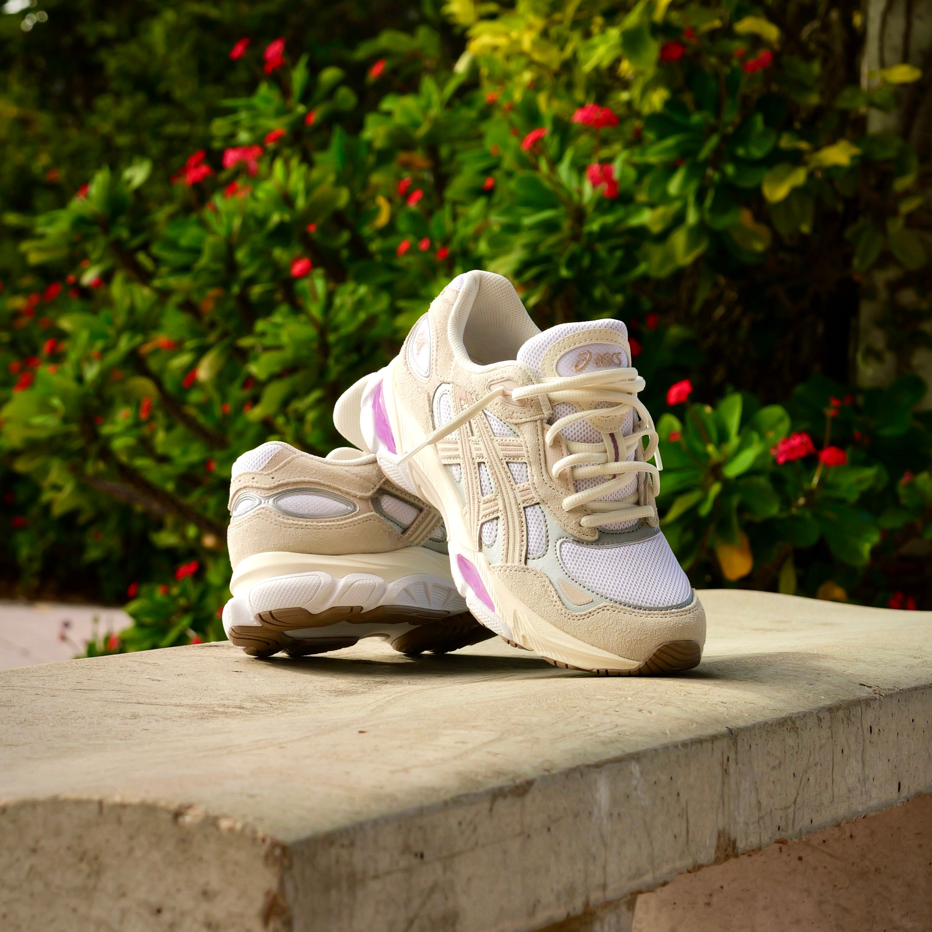 Mens Asics Gel-NYC 2.0 (White/Cream)