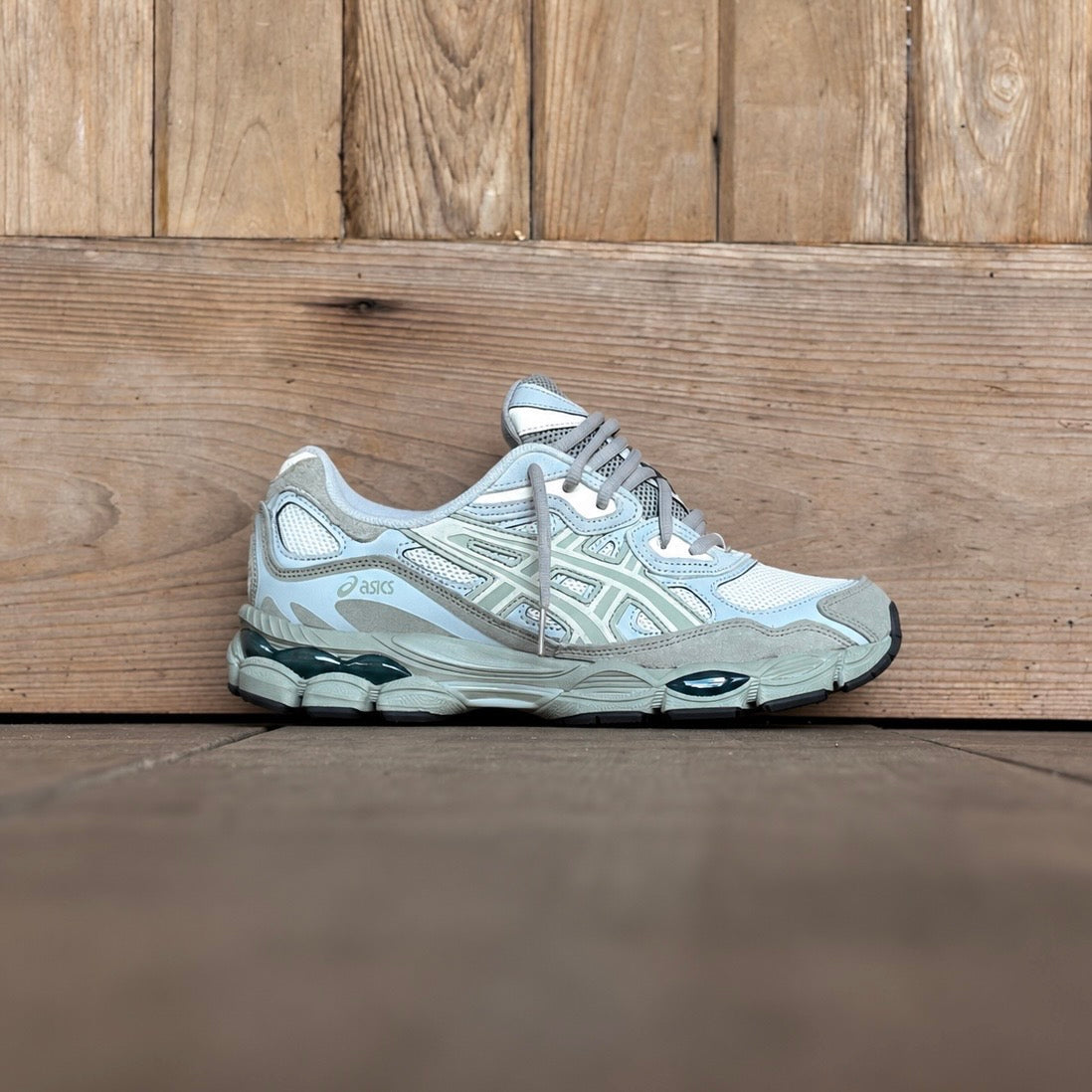 Mens Asics Gel-NYC (Cream/Light Sage)