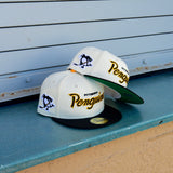 New Era Pittsburgh Penguins Side Patch Fitted (Chrome/Black) - New Era