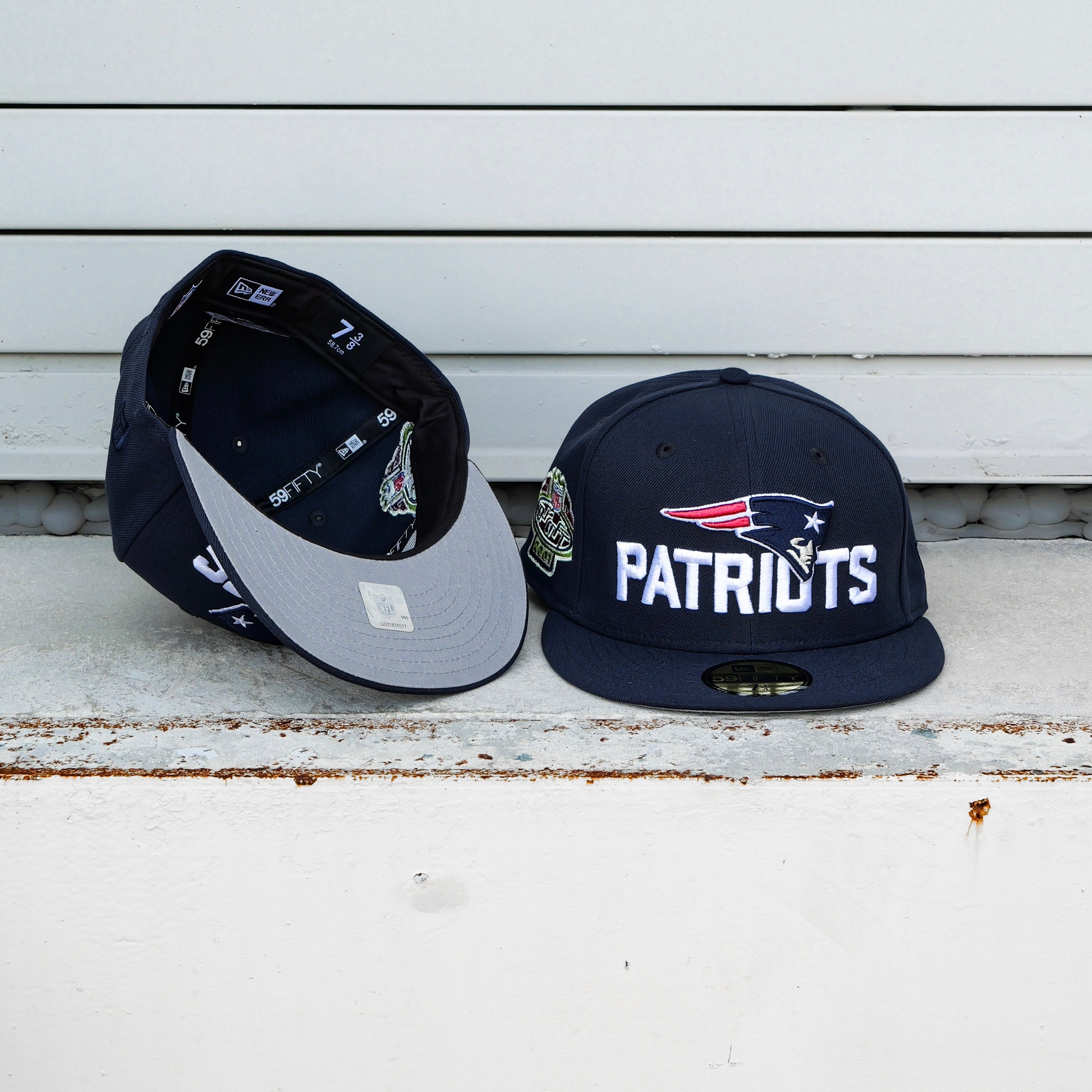 New Era New England Patriots 2001 Draft Side Patch Fitted