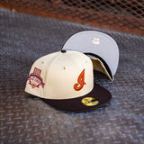 New Era Cleveland Indians Jacobs Field Grey UV (Vegas Gold/Burnt Wood) 59Fifty Fitted