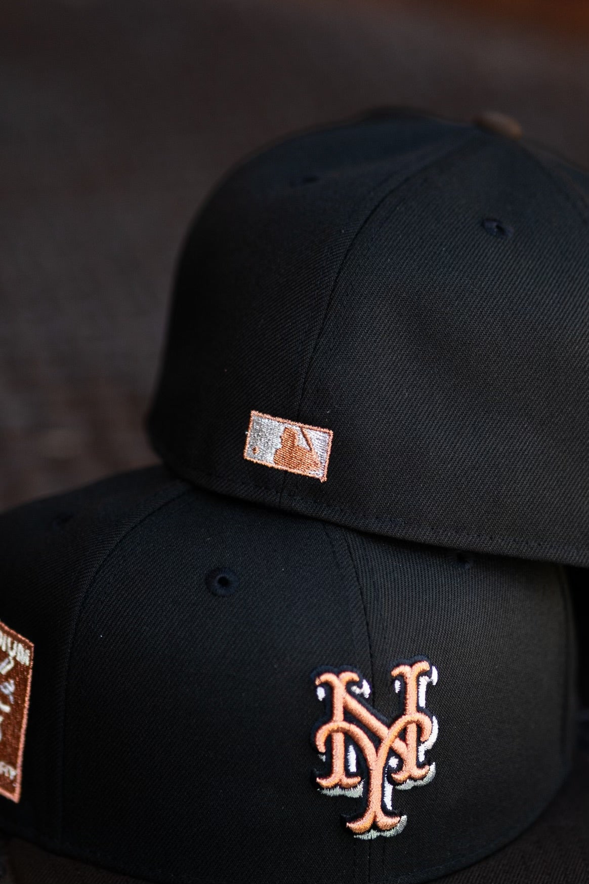 New Era New York Mets 40th Anniversary Shea Stadium Grey UV (Black/Mocha) 59Fifty Fitted - New Era