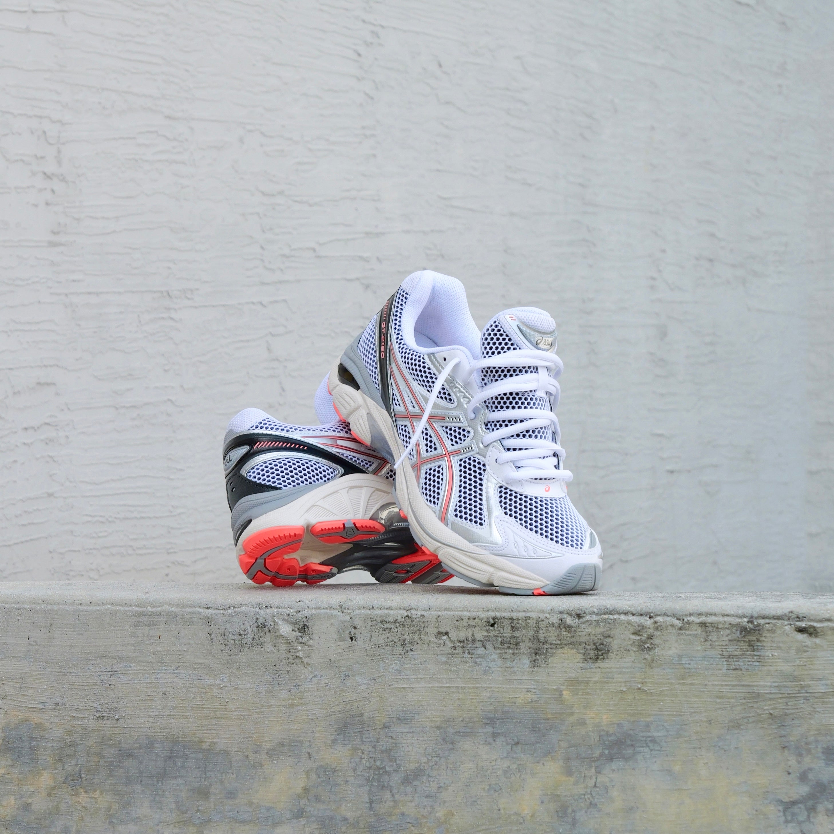 Mens Asics GT-2160 (White Sun/Coral)