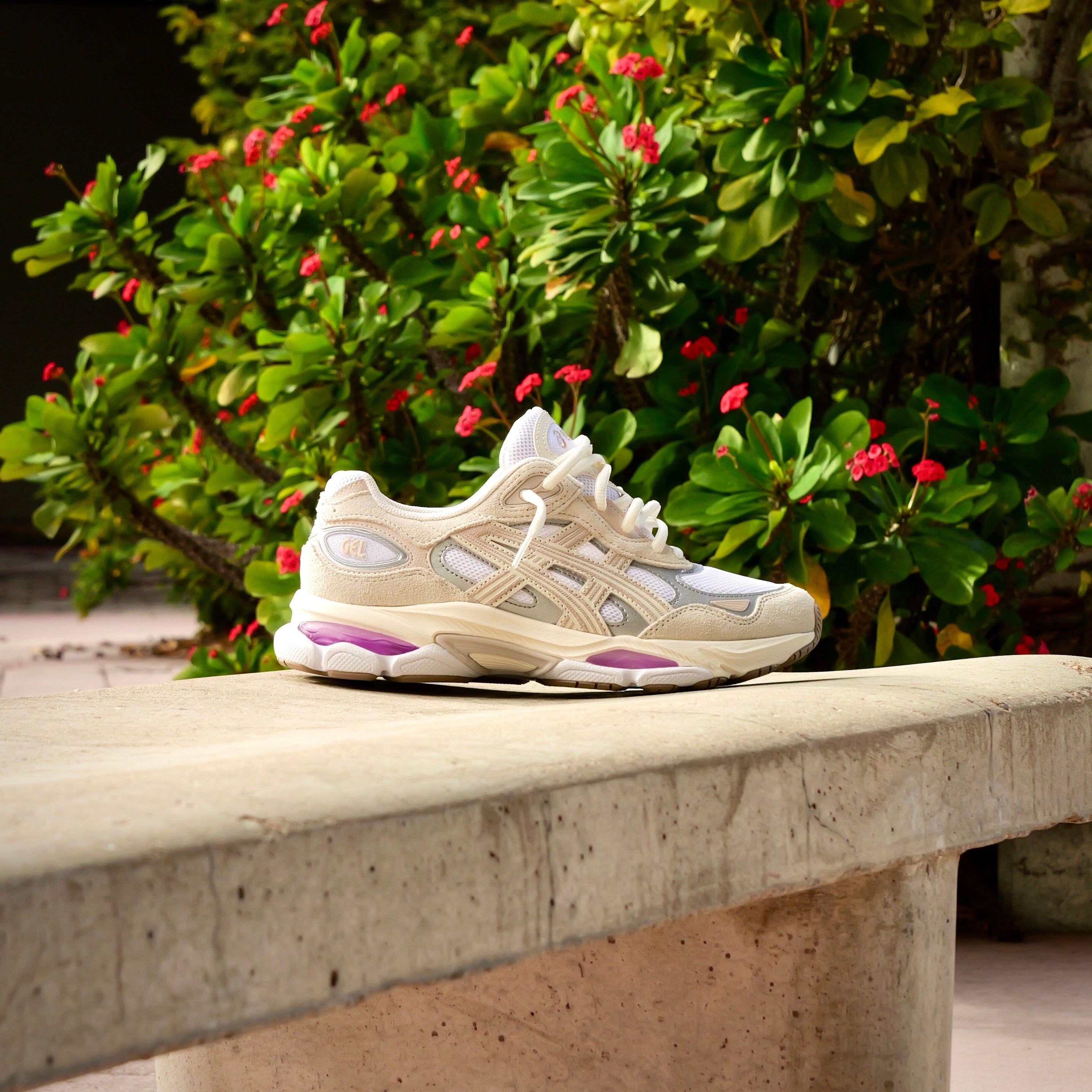 Mens Asics Gel-NYC 2.0 (White/Cream)