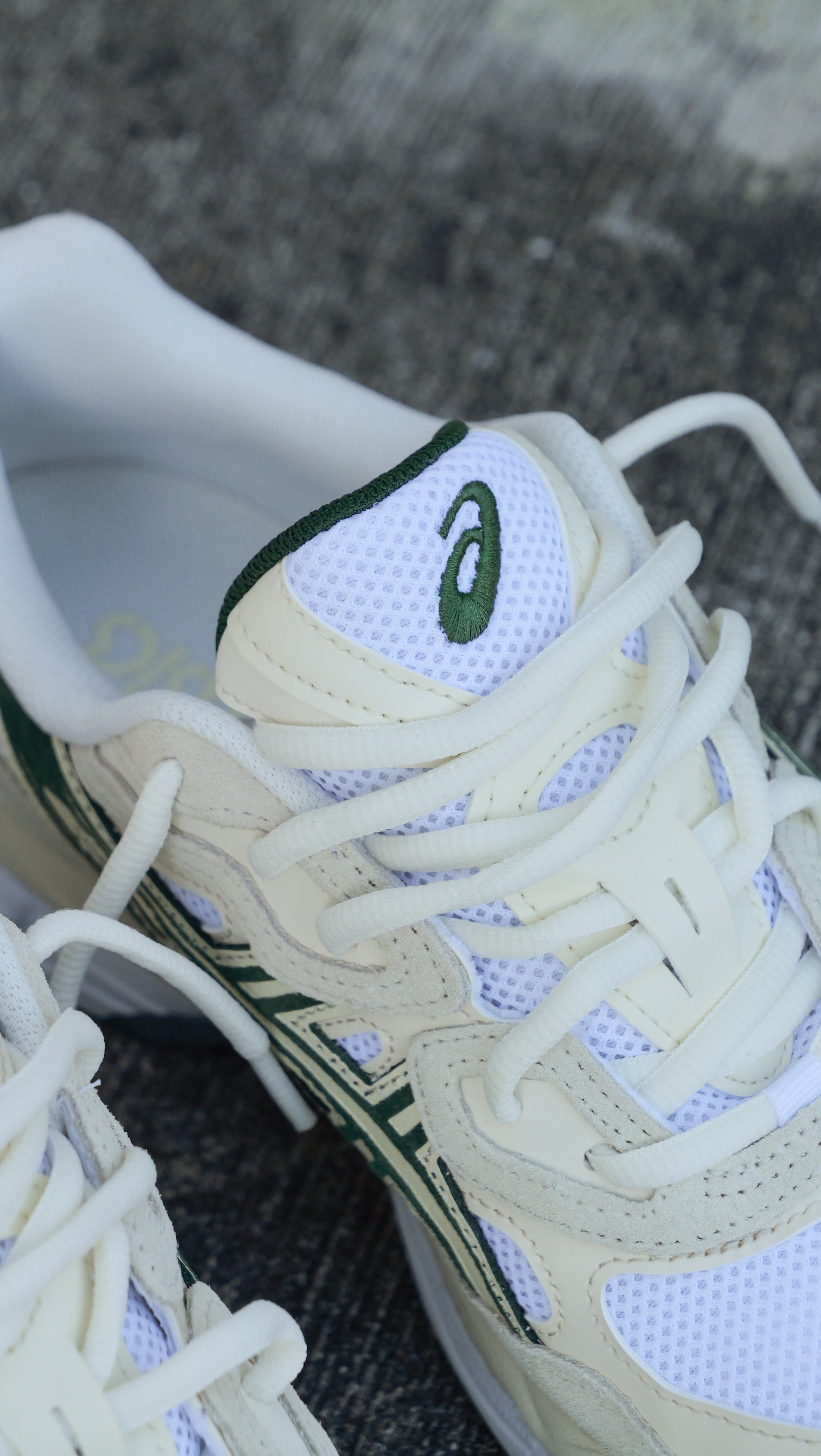 Mens Asics Gel-NYC (Ivory/Forest Night) - Asics