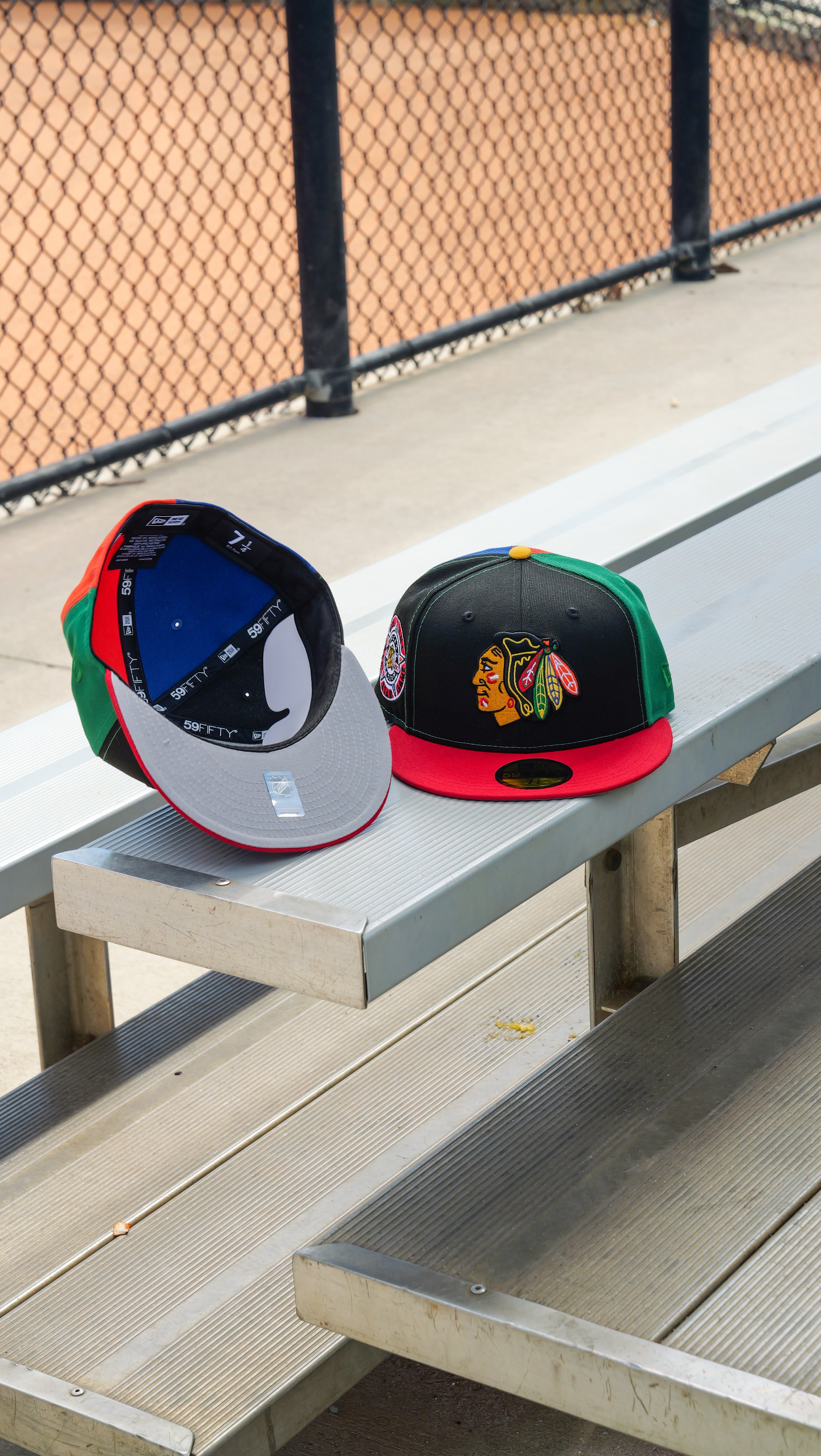 New Era Chicago Blackhawks 1991 All-Star Game Grey UV 59Fifty Fitted (Multi) - New Era