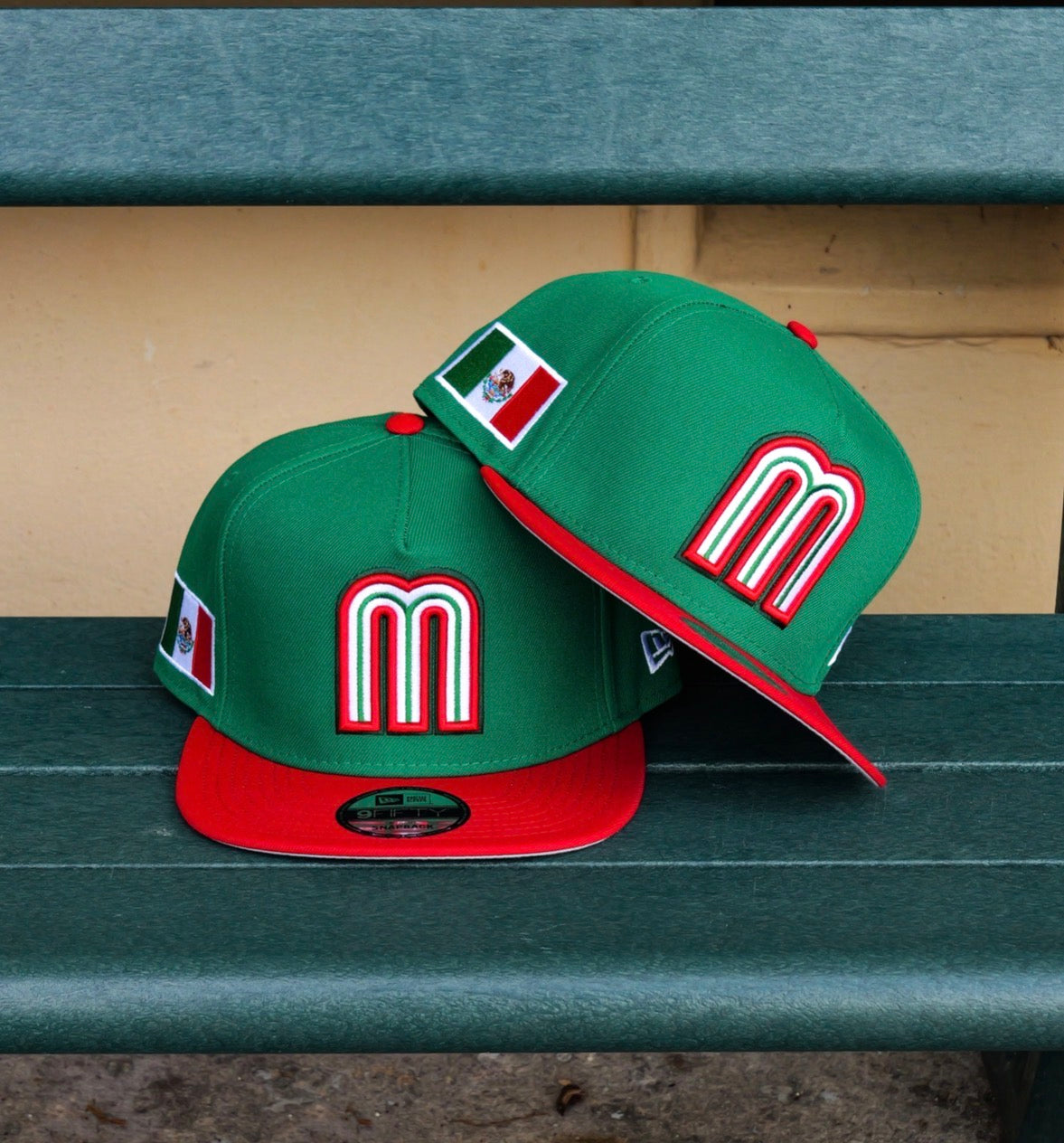 New Era Mexico 2026 World Baseball Classic 9FIFTY A-Frame Snapback- Green - New Era
