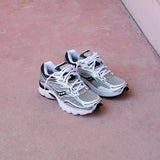 Mens Saucony ProGrid Omni 9 (Silver/Pink)
