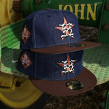 New Era Houston Astros 2017 World Series Side Patch Fitted (Denim)