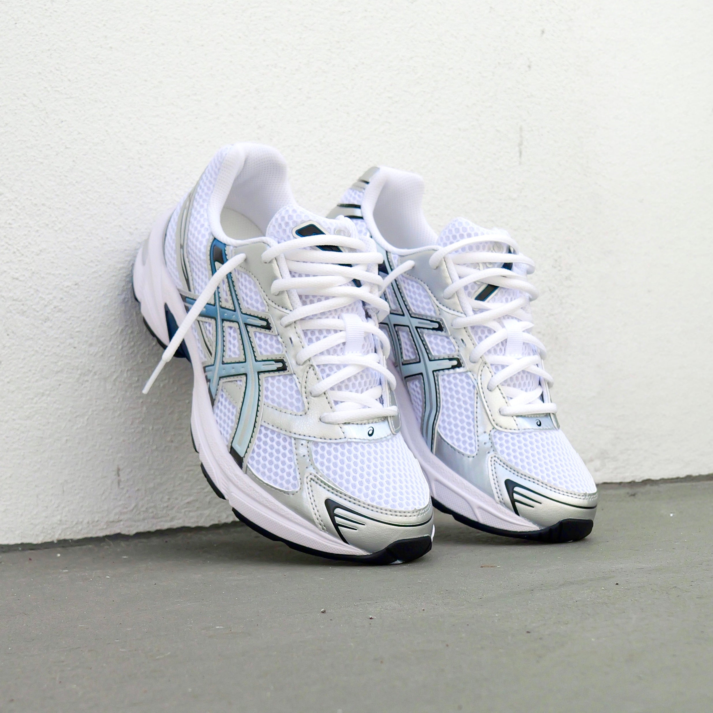 Mens Asics Gel-1130 (White/Storm Cloud)