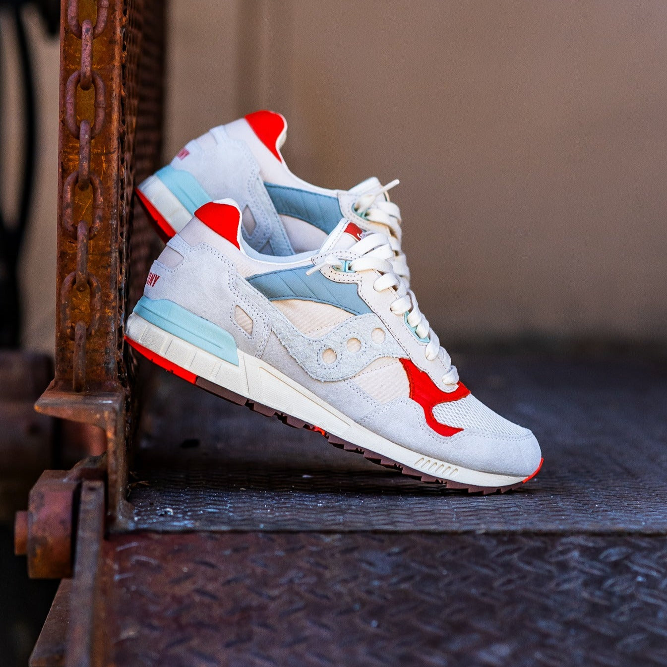 Mens Saucony Shadow 5000 (Light Beige/Mint) - Saucony