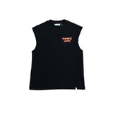 Memory Lane Inside The World Sleeveless Tee (Black)