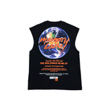 Memory Lane Inside The World Sleeveless Tee (Black)